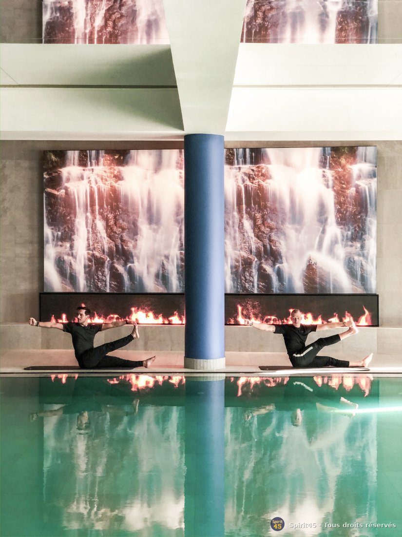 Yoga piscine