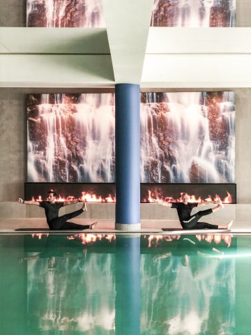 Yoga piscine