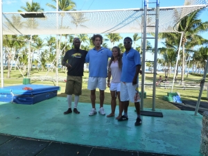Equipe cirque Punta Cana avril 2013