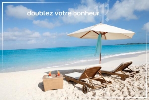 Doublez votre bonheur