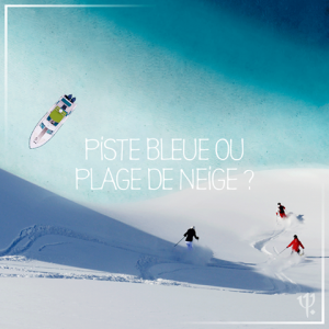 Piste Bleue Ou Plage De Neige