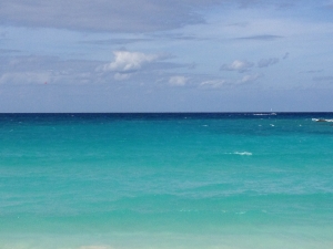 Cancun - La mer bleue lagon.