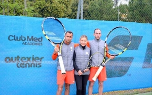 L'Equipe Tennis de Juin : Haydar, Clémentine et Pierre