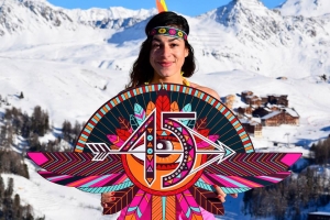 Véronique, la Belle Indienne de La Plagne