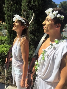 Les Dieux Grecs animent la séance d'Aquagym