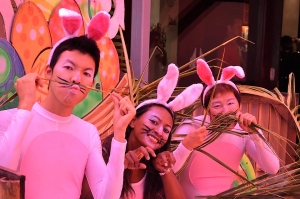 Les Lapins Roses font le Show !