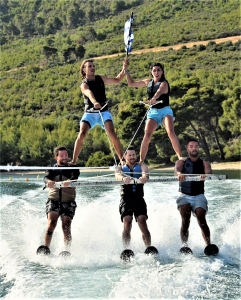 La Pyramide avec Paco, Ambre, Yanis, Adrien et Lou