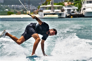 Martin GO Ski Nautique, pendant la démo ski