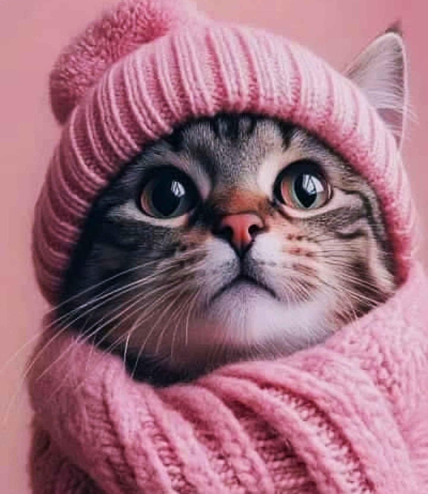 Chat Bonnet Echarpe Roses.jpg