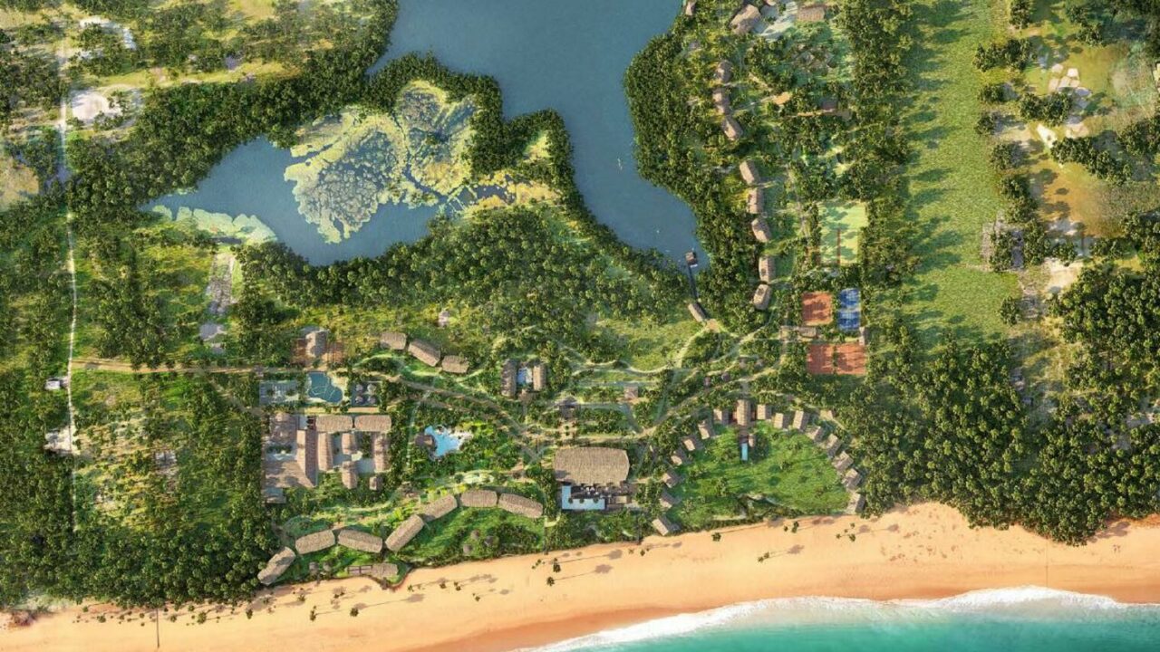 Projet du futur Club Med Avlékété au Bénin entre océan et lagune
