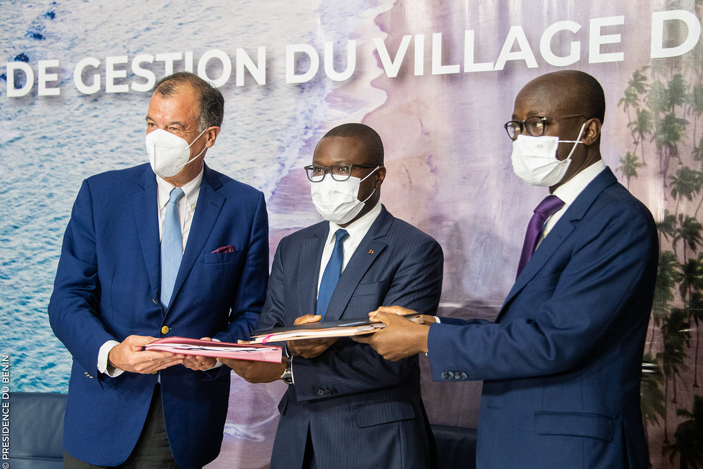 Signature du projet Club Med Avlékété au Bénin